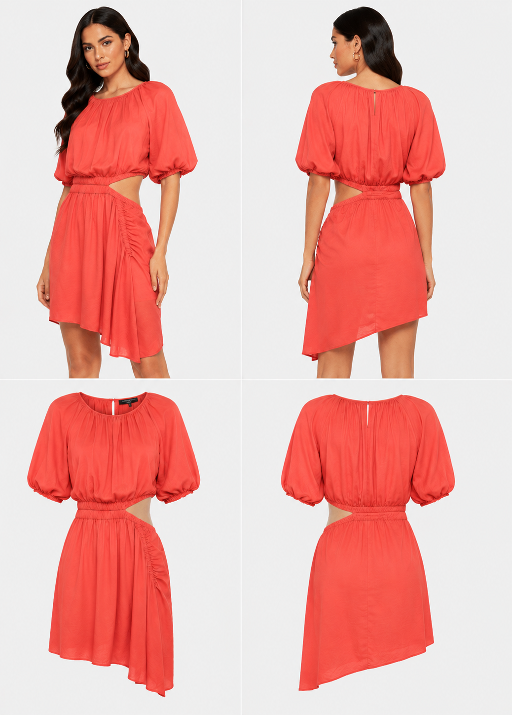 Mink Pink Apricot Cut-Out Dress (Size S)