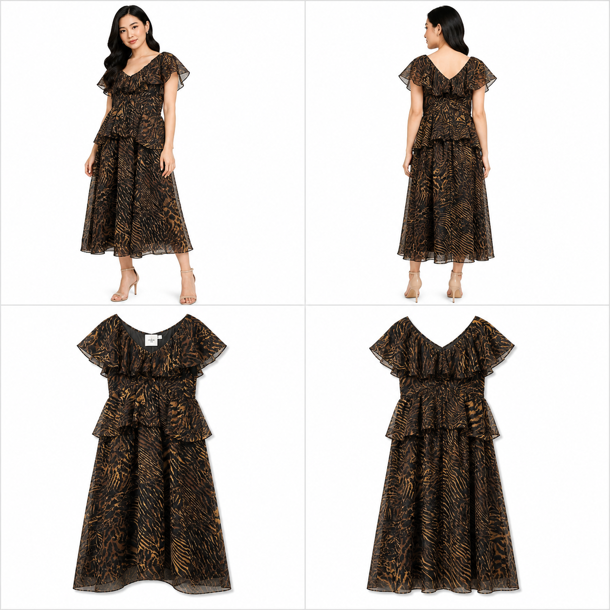 Madeinam Animal Print Dress (Size M)