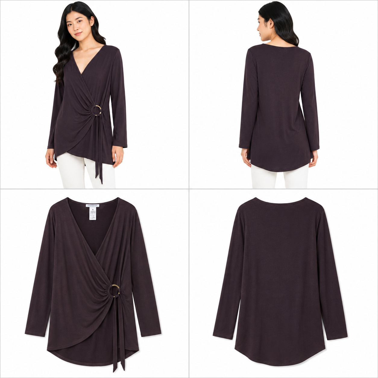 Queenspark Chocolate Top (Size XL)