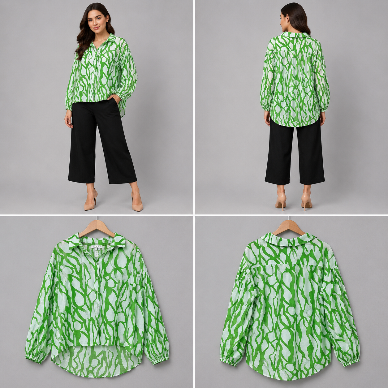 Duo Jungle Pattern Shirt