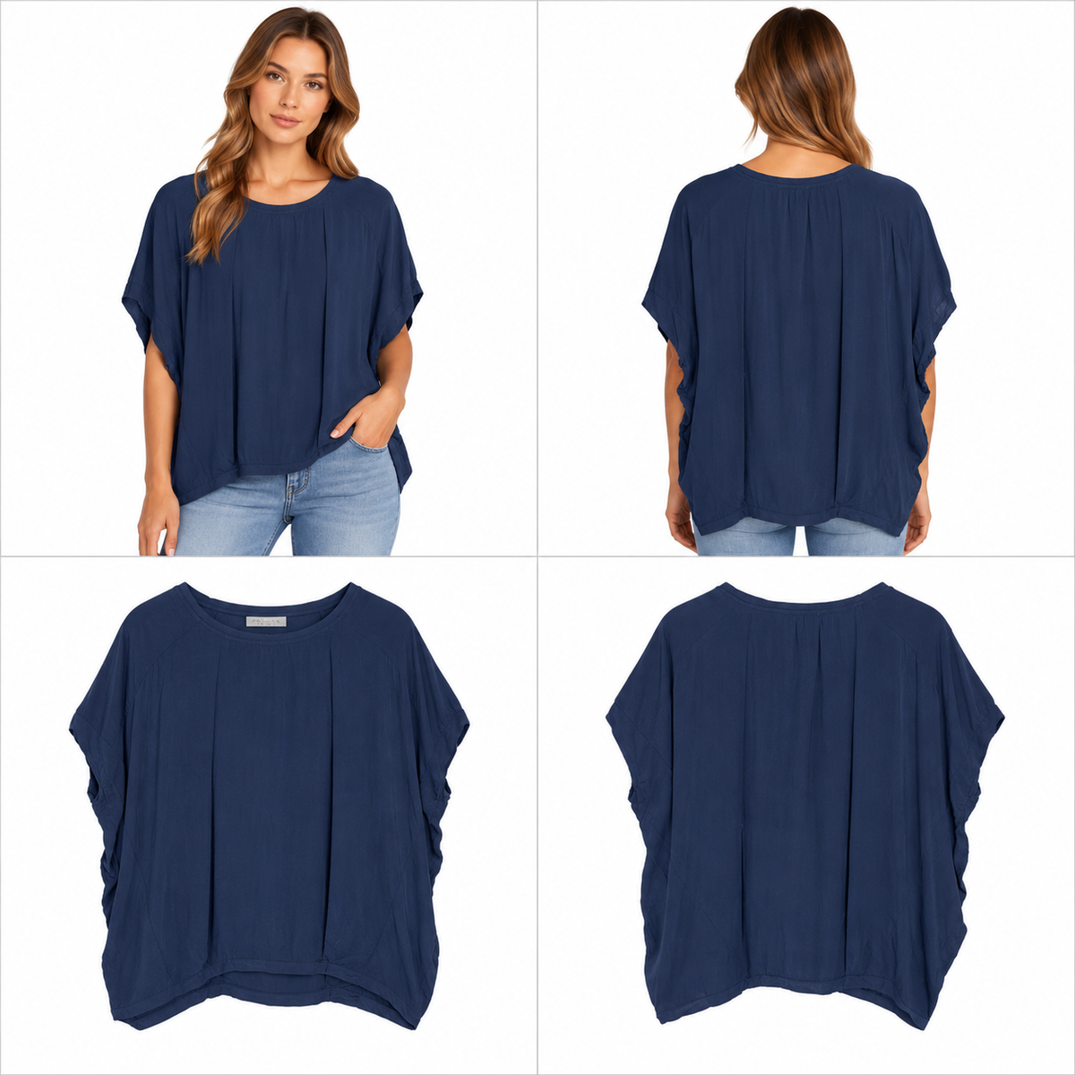 Humidity Navy Top (Size S/M)