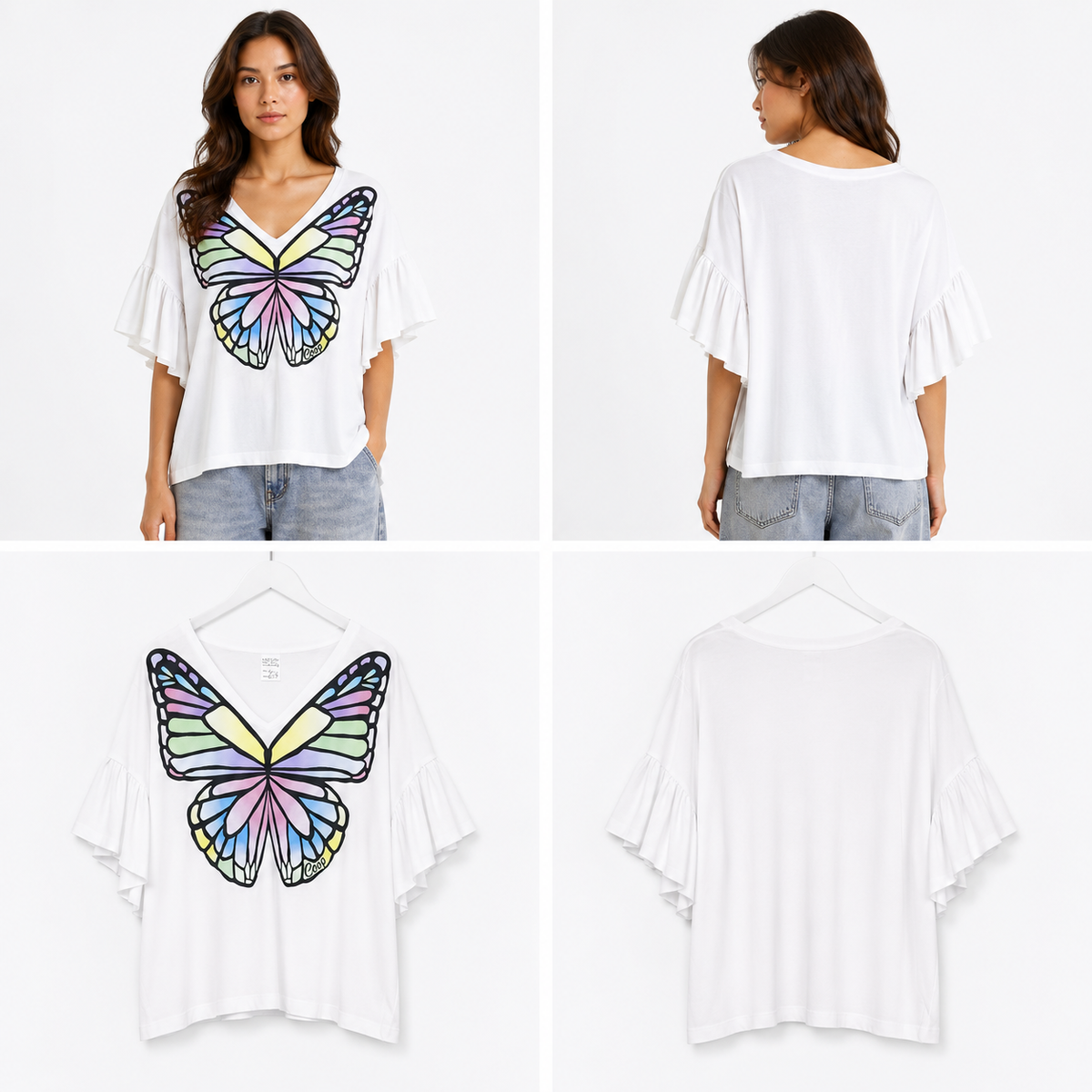 Coop Born to Butterfly Tee (Size L)