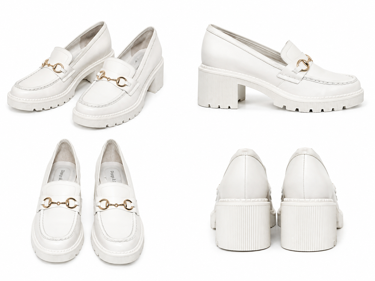 Django & Juliette Burgess Loafer Vanilla White (Size 40)