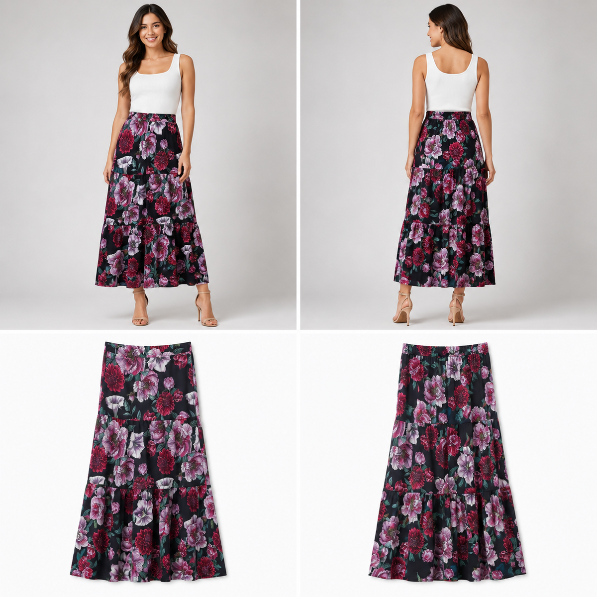 Federation Floral Skirt (Size 3XL)