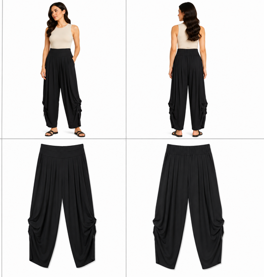 Jellicoe Black Knit Pants