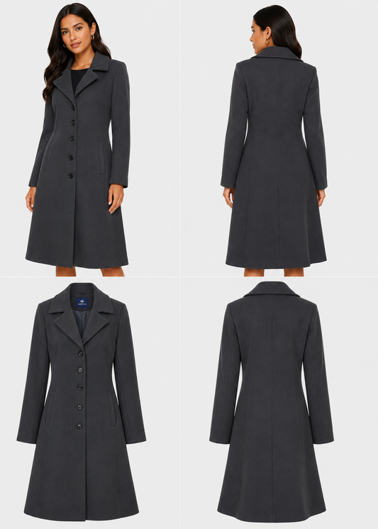 Esologue Chocolate Brown Coat (Size 10)