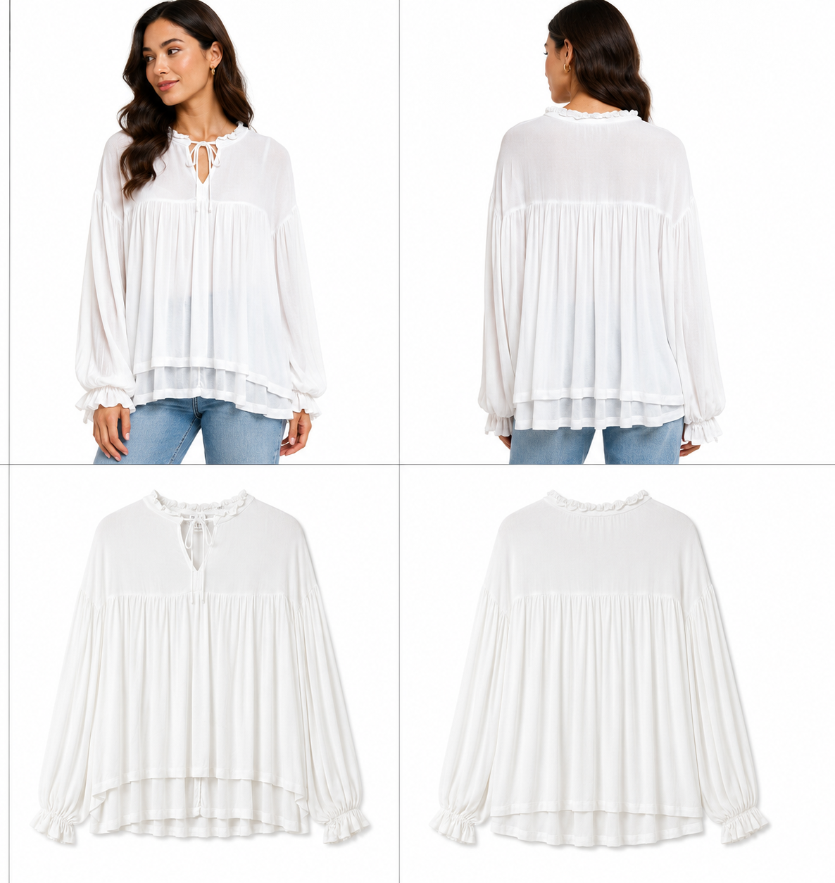 Sass White Shirt (Size 16)