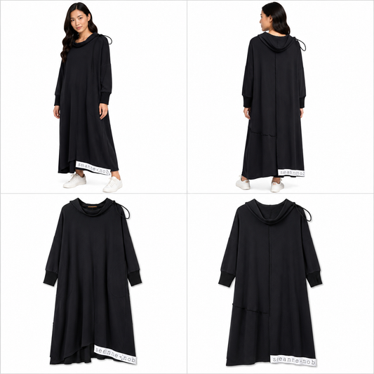 Jellicoe Black Knit Dress (Size 2XL)