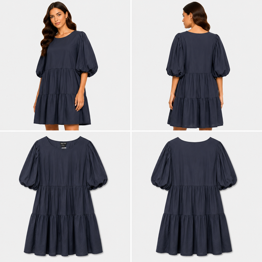 City Chic Black Dress (Size 16)