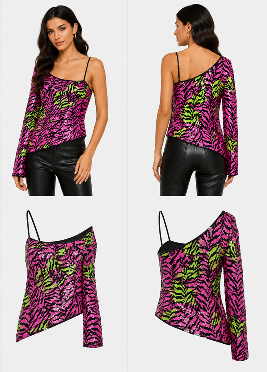 Veda Sequin Top (Size S)