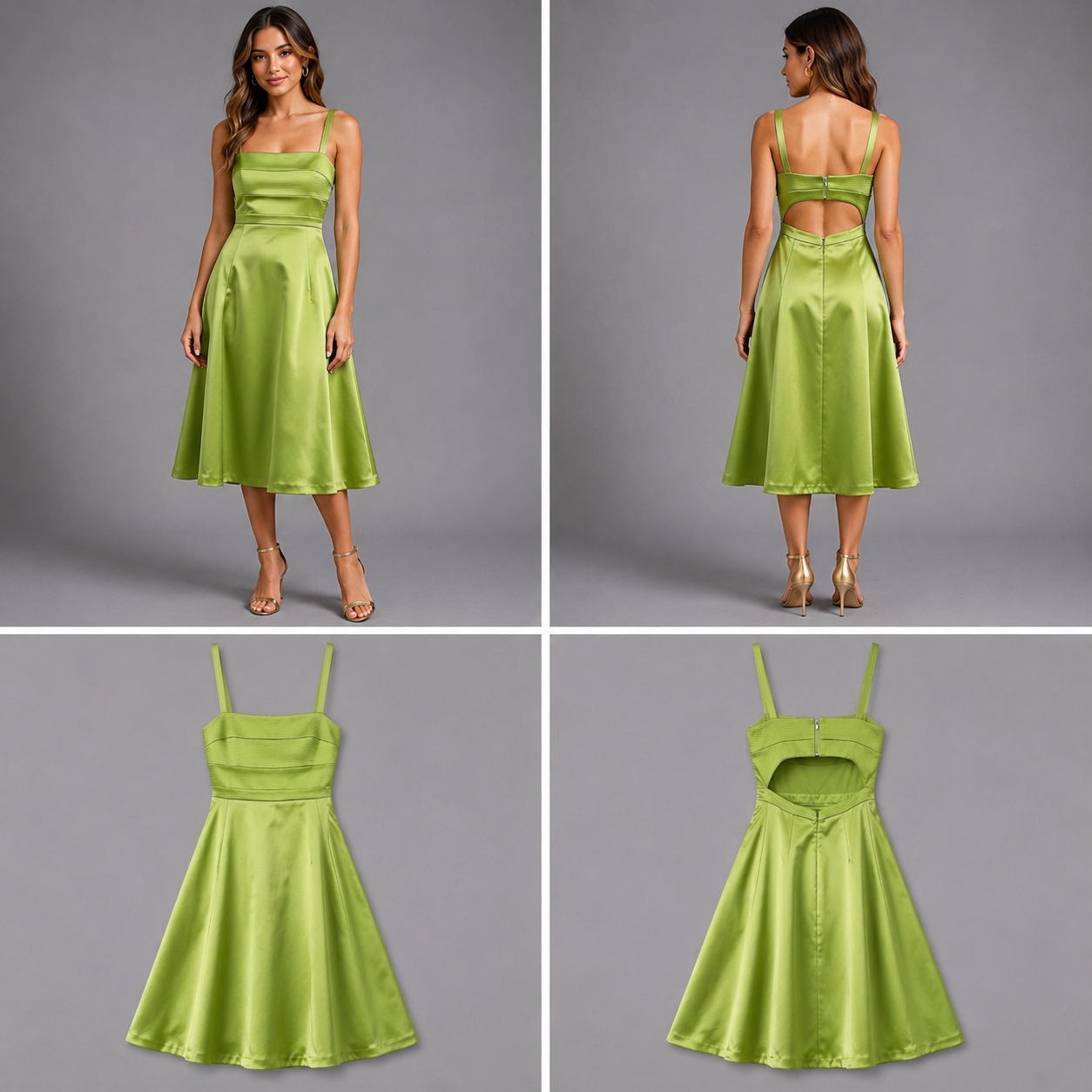 Mossman Green Dress (Size 10)