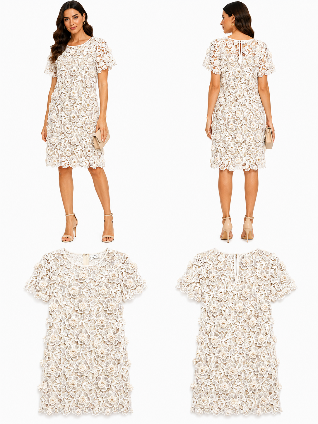 Trelise Cooper Cream Dress (Size 12)