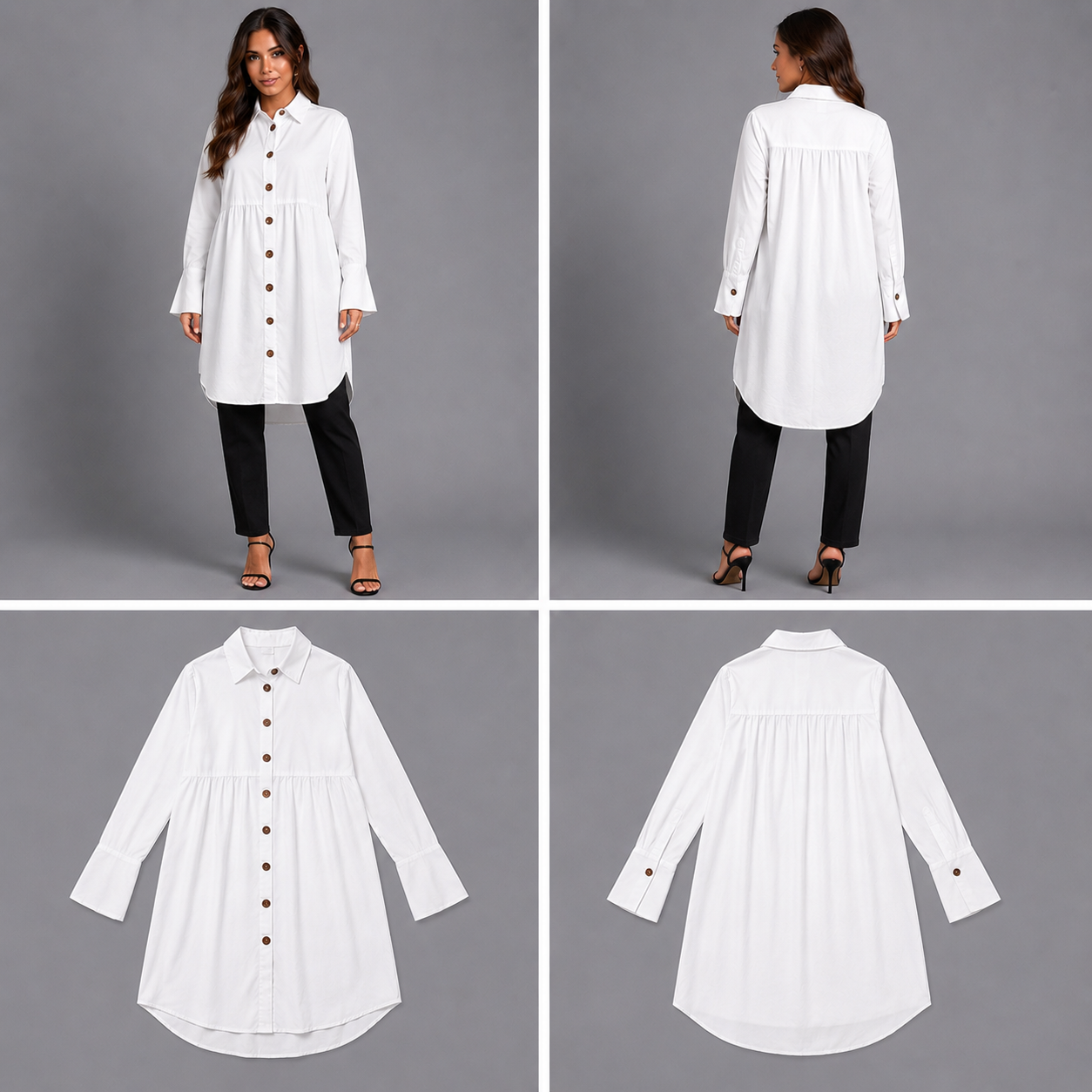 Cooper White Dress - A Long Time Coming (Size S)