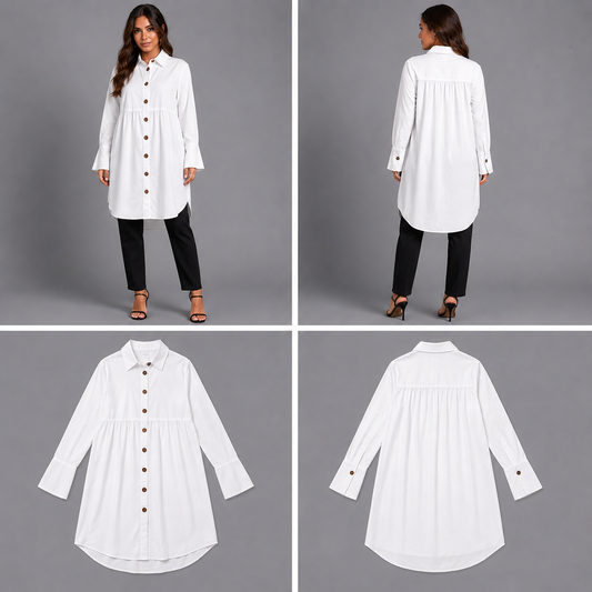 Cooper White Dress - A Long Time Coming (Size S)
