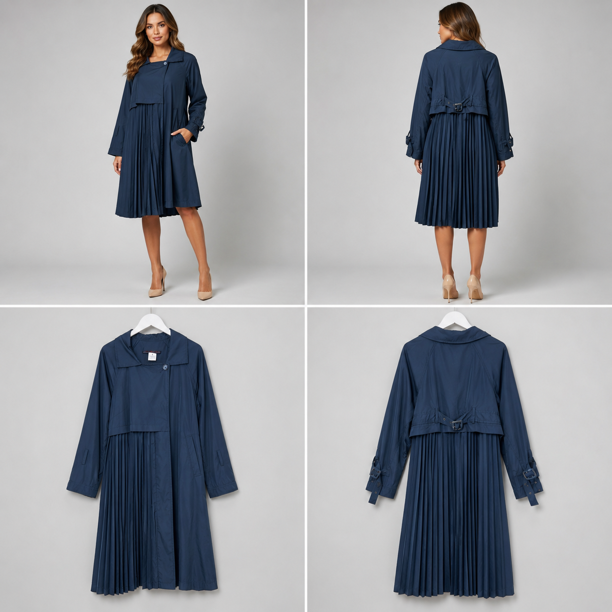 Cooper Pleatwood Mac Long Jacket (Size S)