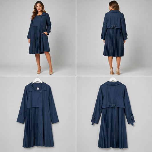 Cooper Pleatwood Mac Long Jacket (Size S)