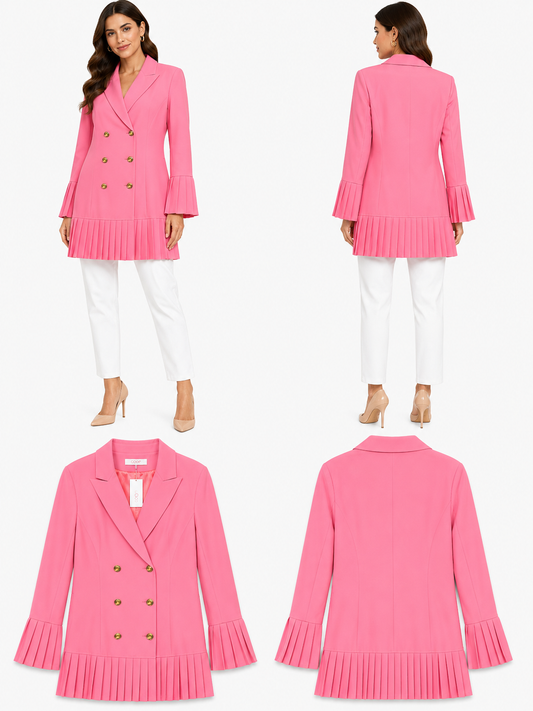 Coop Double Cross Pink Dress (Size 14)