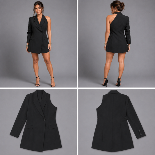 Zara Cut-Away Shoulder Jacket (Size XL)