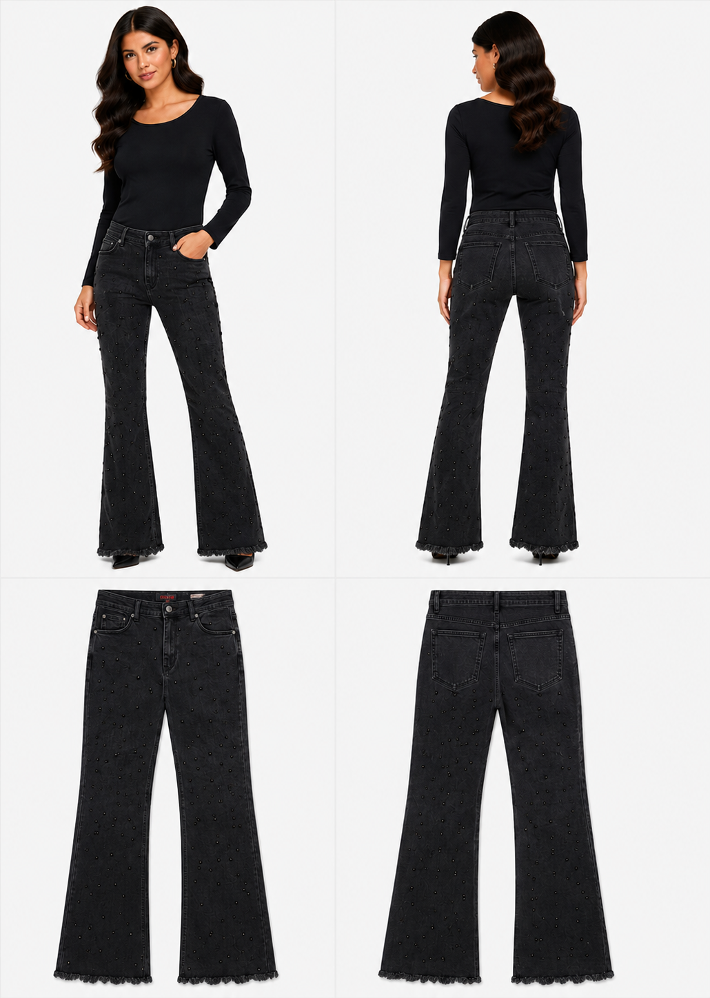 Curate Black Pearl Jeans (Size 16)