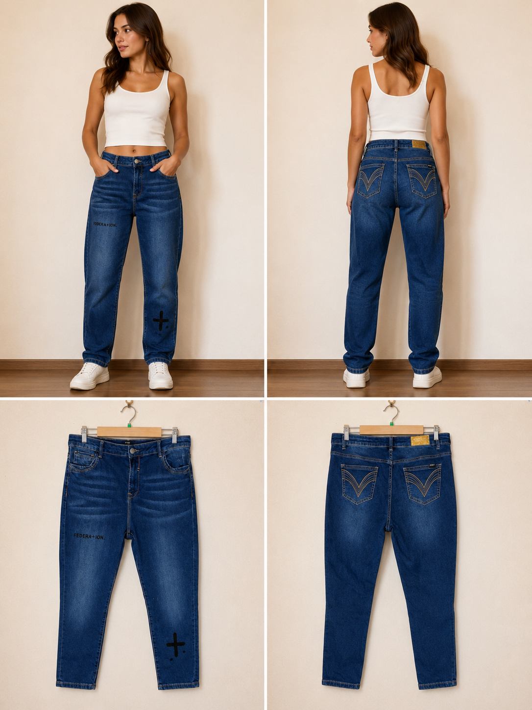 Honey Denim Blue Jeans (Size 16)