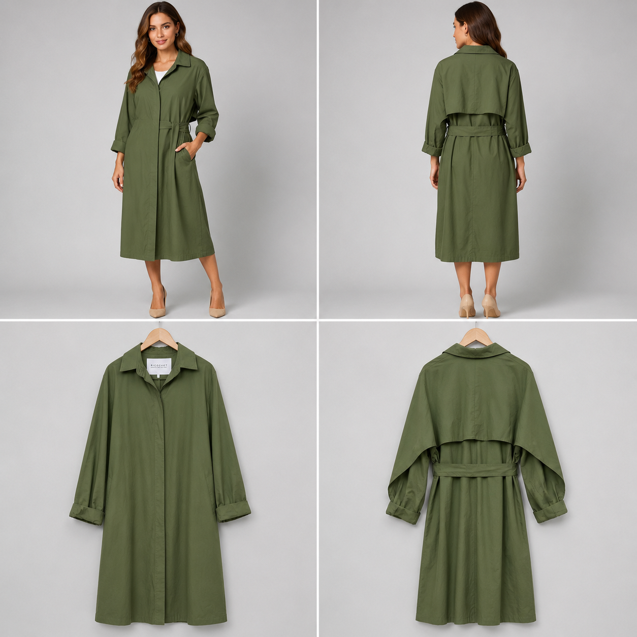 Ricochet Green Coat (Size M)