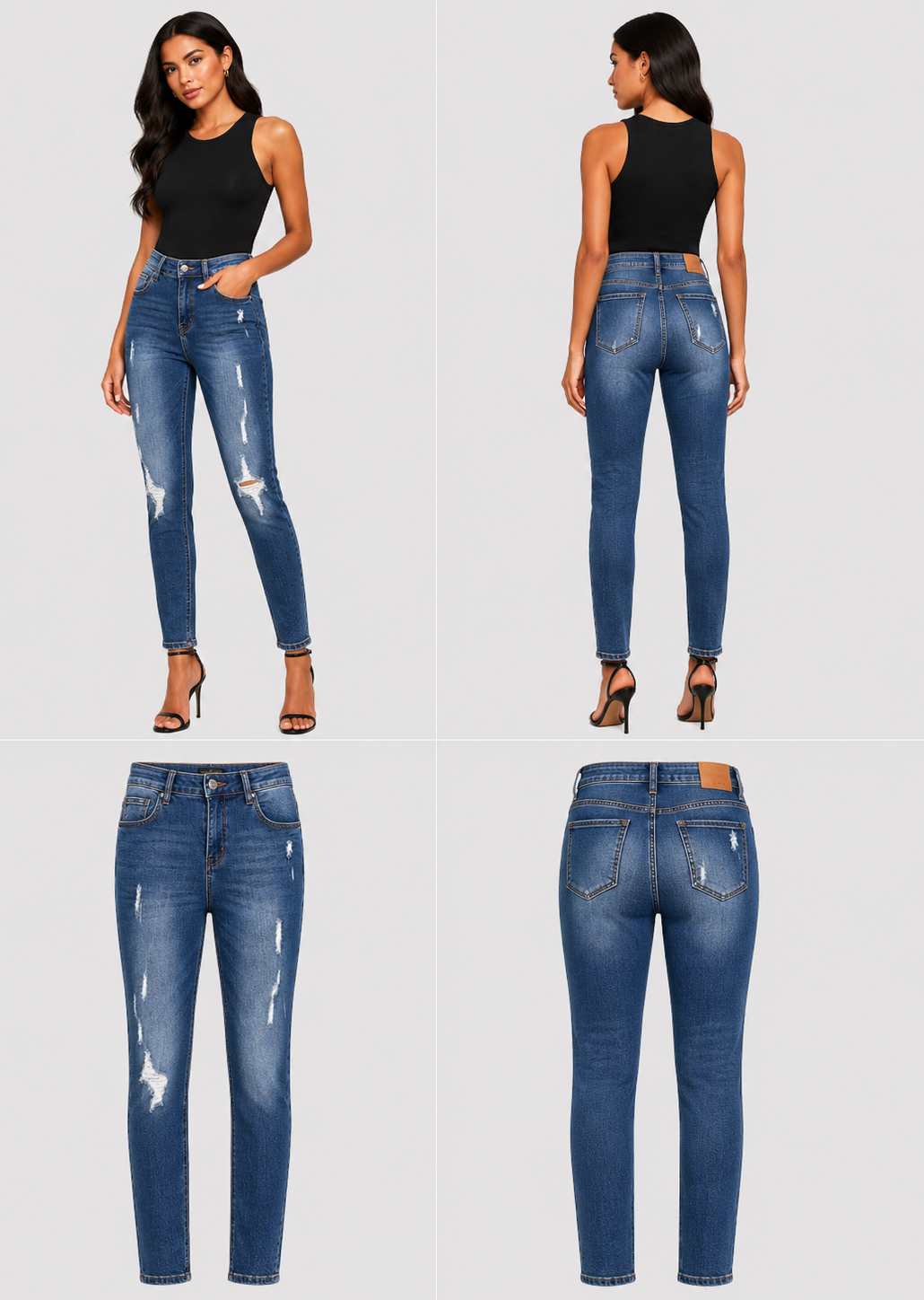 Honey Denim Blue Jeans (Size 12)