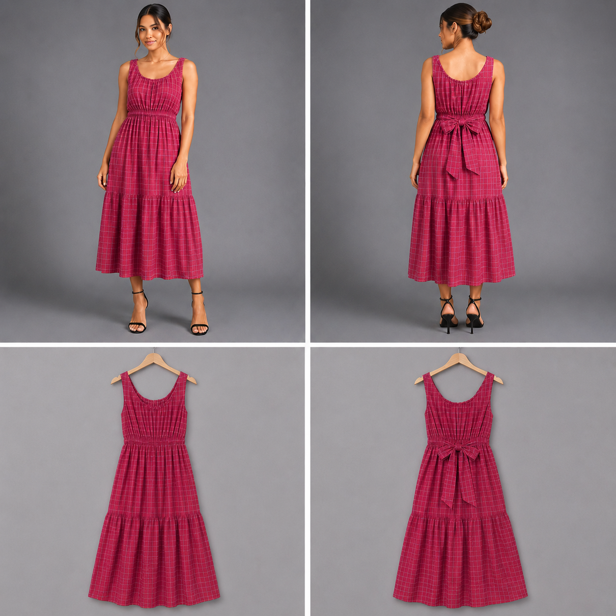 Jessica Flora Tiered Maxi Dress (Size 16)