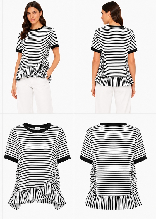 Coop Ready to Ruffle Top (Size 12)