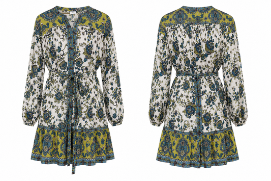 City Chic Boho Border Dress (Size L)