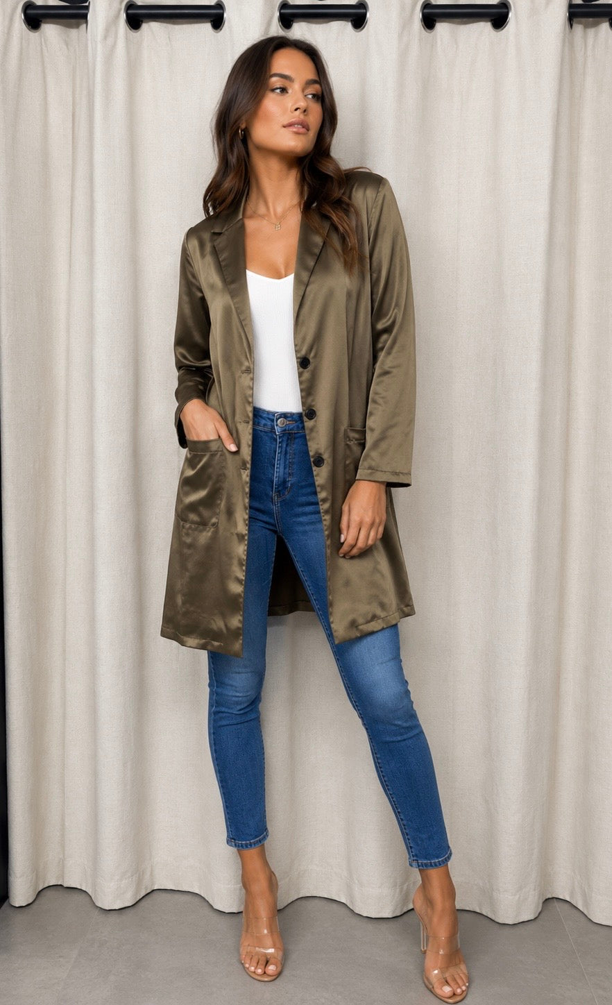 Kilt Gold Jacket & Honey Denim Jeans