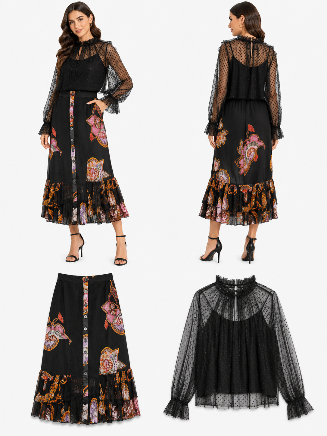 Karen Walker Black Blouse (Size S)