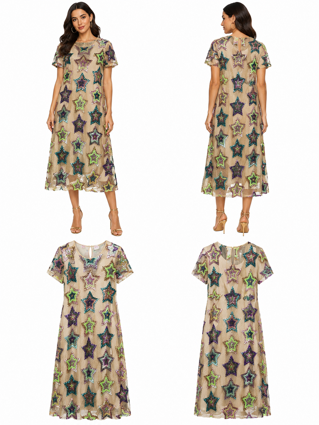 Trelise Cooper Sparkle Star Dress (Size 10)