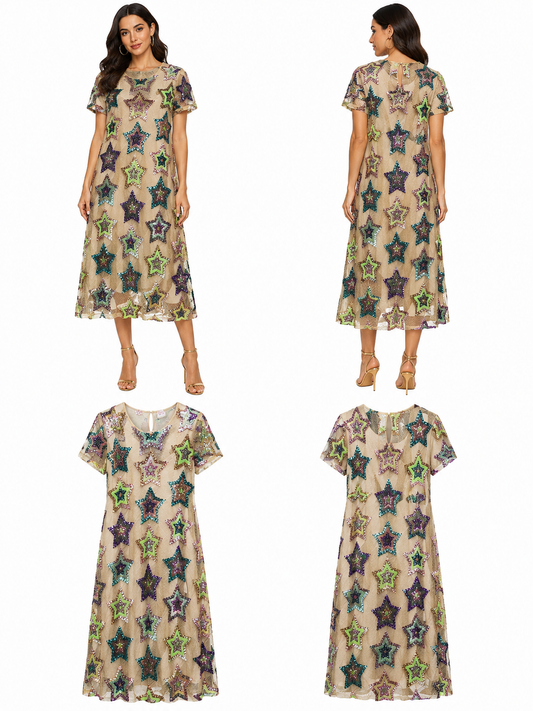 Trelise Cooper Sparkle Star Dress (Size 10)