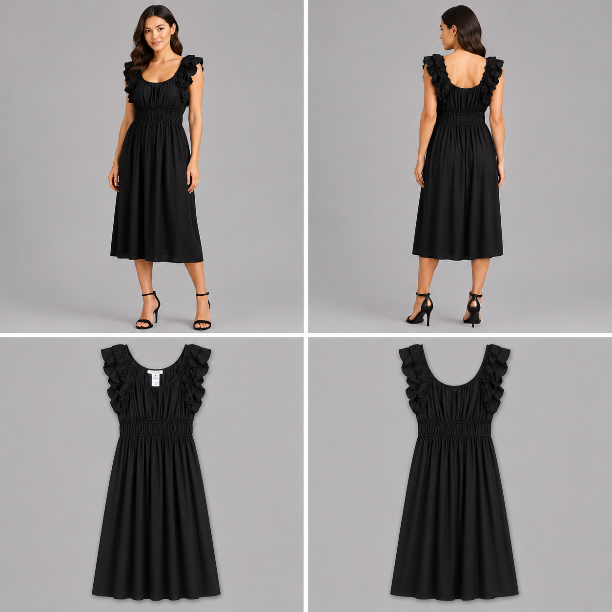 State of Play Black Dress (Size 18)