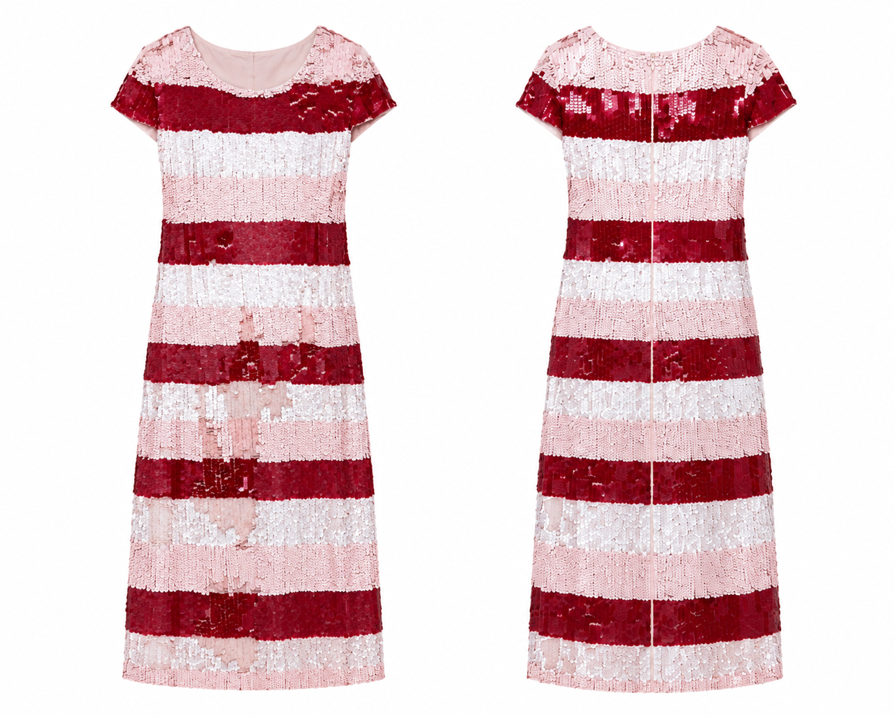 Trelise Cooper Striped Sequin Dress (Size 8)