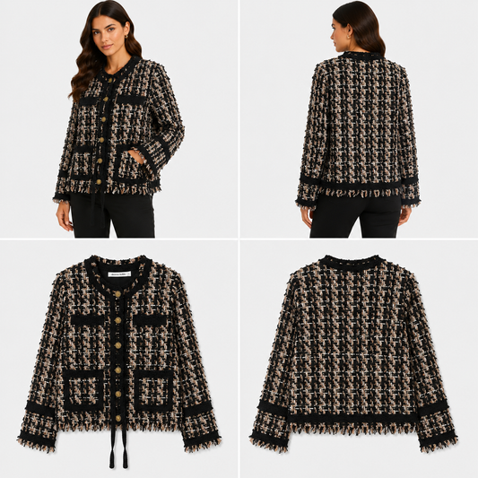 Black & Gold Jacket (Size 16)