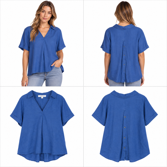 Verge Blue Top (Size L/XL)