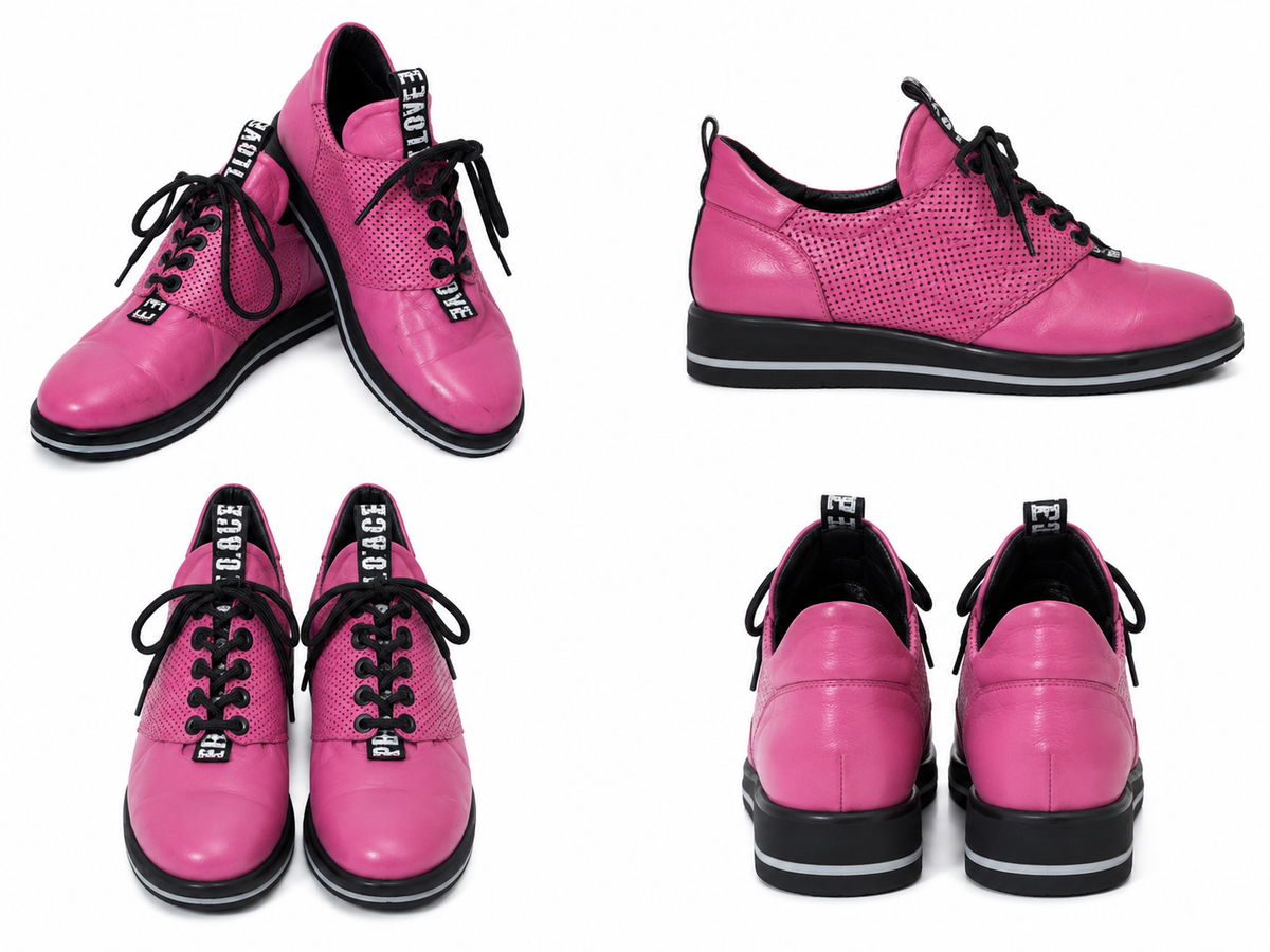 Minx I Love Sneaker Helium Sole Bubblegum Pink (Size 40)