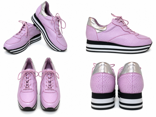 Minx Pretty Polly Sneaker Pink Lilac (Size 40)