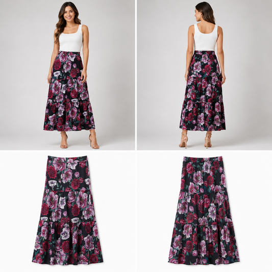 Federation Floral Skirt (Size 3XL)