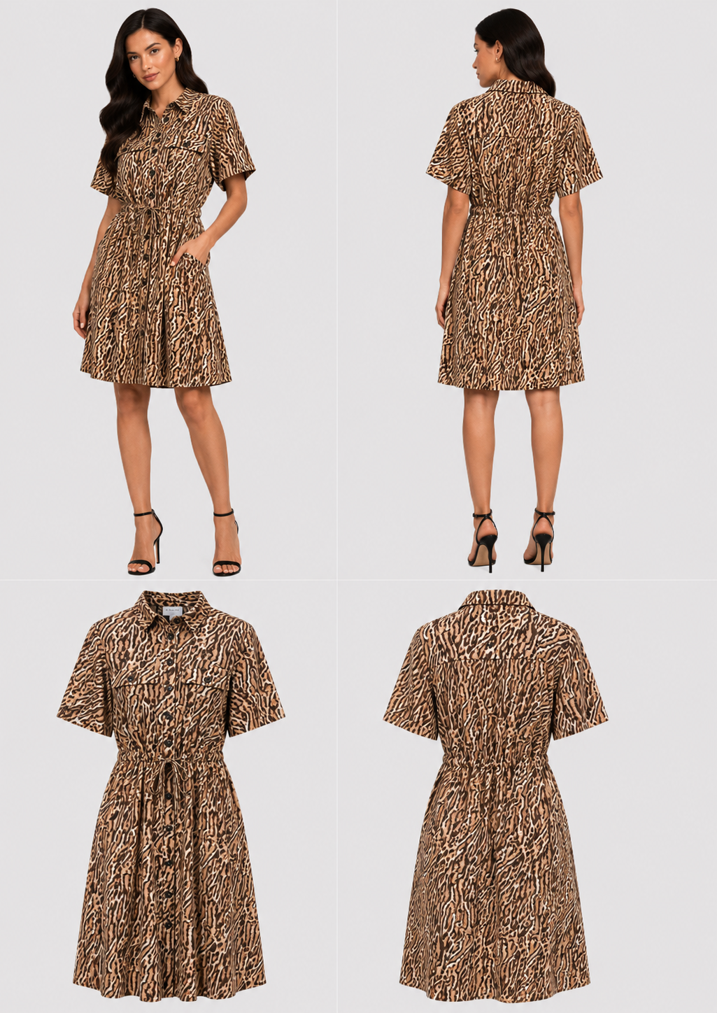 Witchery Animal Print Dress (Size 14)