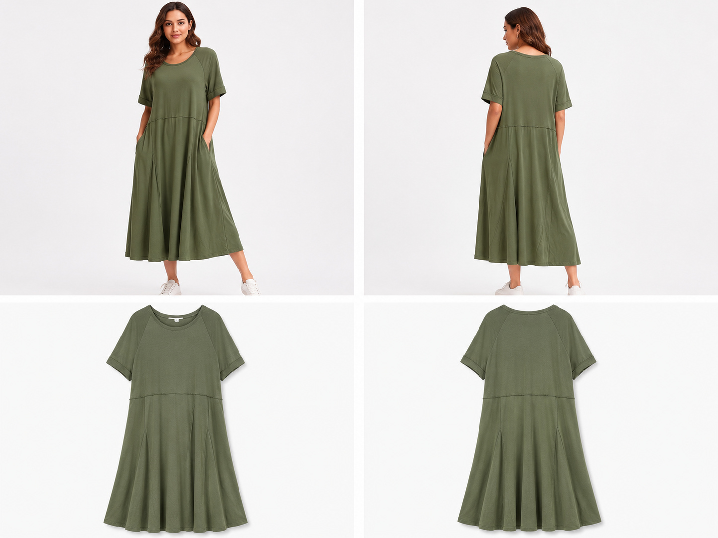 Elm Green / Khaki Dress (Size 20)
