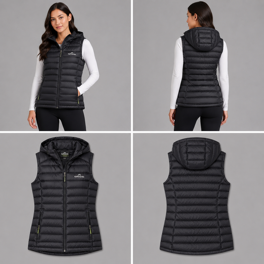 Kathmandu Sleeveless Puffer Jacket with Hood