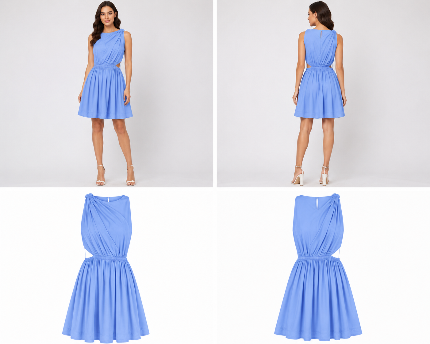 Aje Draped Mini Dress (Size 12)